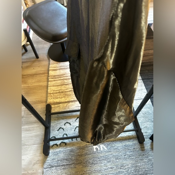 TSE F/W 2008 Metallic V-Neck Cargo Pocket Dress - Picture 5 of 7